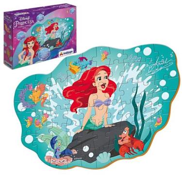 Imagem de Jogo Tabuleiro Da Memoria E Quebra Cabeça Infantil Criança Disney Prin