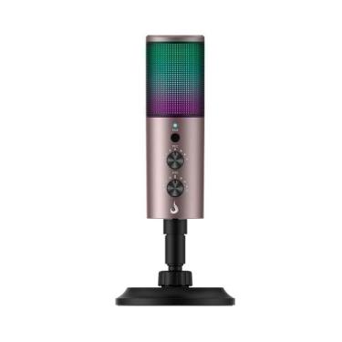 Imagem de Microfone Gamer Rise Mode Elite 06 RGB, USB-C, Estilo Retrô Podcast, P