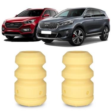Imagem de Kit Batente Traseiro Santa Fé Sorento - Borfix