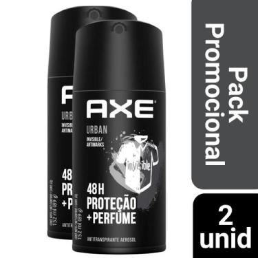 Imagem de Kit 2 Desodorante Axe Urban Invisible 150ml