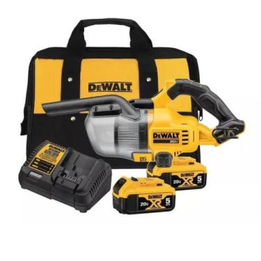 Imagem de Aspirador Portátil 2 baterias 5ah Dcv501hb Dewalt Carregador Rapido Bo