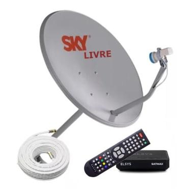 Imagem de Nova Parabólica SKY LIVRE com Canais em Full HD