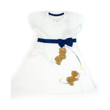 Imagem de Vestido Ursinho - Summer Cat, Cinza com faixa rosa bebê, 8