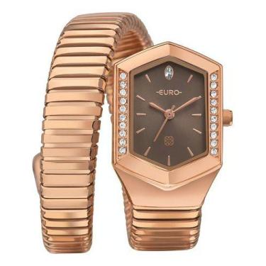 Imagem de Relógio Euro Feminino Serpentes Ouro Rose Moda Eu2035zao/5m Ouro Rosé 