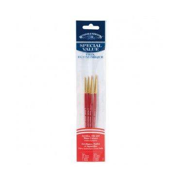 Imagem de Pincéis Winsor & Newton Golden Synthetic 04 Redondos - WINSOR NEWTON