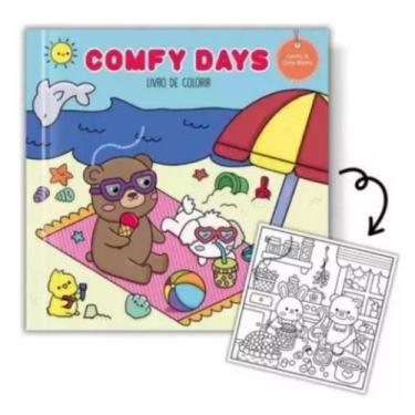 Imagem de Livro De Colorir Comfy Days Bobbie Goods- 24 Desenhos - MAGIC