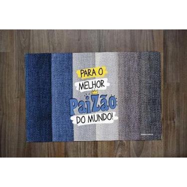 Imagem de Jogo Americano Retangular Neoprene Paizão Meu Herói - Deluzz, Para o M