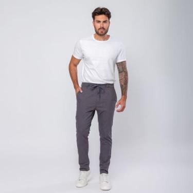 Imagem de Calça Social Masculina Tendência Estação Esporte Fino Basic - Black Je