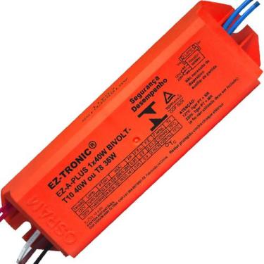 Imagem de REATOR ELETRÔNICO OSRAM P/LÂMPADA FLUORESCENTE 1x40WxBIV EZ-A, Bivolt