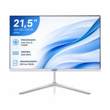 Imagem de Computador All In One 21,5 Full HD Intel Core i5 3ª Geração 8GB SSD 25