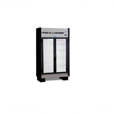 Imagem de Expositor de Frios Vertical Fortsul EAS 102 RT BLACK 550L 2 Portas Preto 220V