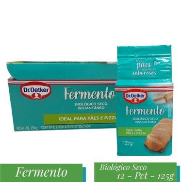 Imagem de Kit 12 Fermentos Seco Instantâneo Dr. Oetker Pacote Com 125g