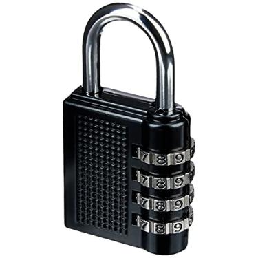 Imagem de Western PAD-530 Cadeado com Segredo, Preto/Prata, 40 mm