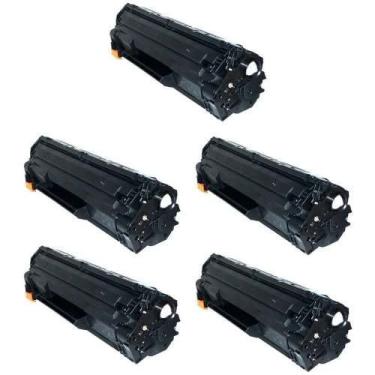 Imagem de KIT 5 TONERS COMPATÍVEIS CB435A CB436A CE278A CE285A UNIVERSAL | P1005 P1505 M1120 M1212 M1130 |PREMIER2K
