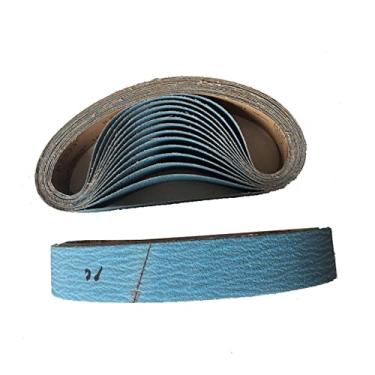 Imagem de 10pcs 686 * 50mm azul zircônio Corundum Cintos abrasivos de moagem cinder acessórios YYDFPIIA (Size : P120)