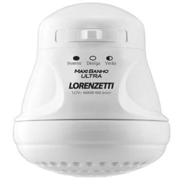 Imagem de Chuveiro Maxi Banho Com Cano 220V 5500W Branco Lorenzetti