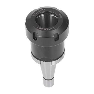 Imagem de Suporte de pinça, processamento fino NT30 ER40 40Cr liga de aço M12 suporte de ferramenta de fresamento de rosca alta concentricidade com chave para máquina de gravura