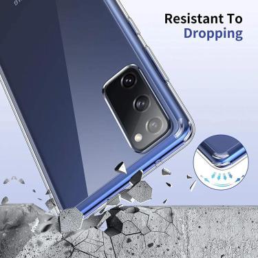 Imagem de Capa Capinha Hybrid Anti-Impacto Clear P/ Samsung Galaxy S21Fe S21 Fe