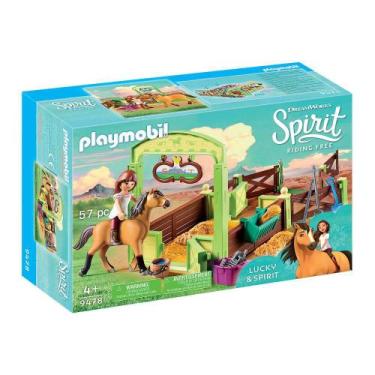 Imagem de Playmobil - Lucky E Spirit Com Estábulo - Sunny Brinquedos