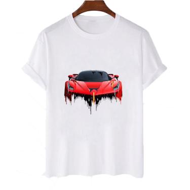 Imagem de Camiseta feminina algodao Incrivel Ferrari LaFerrari Carro