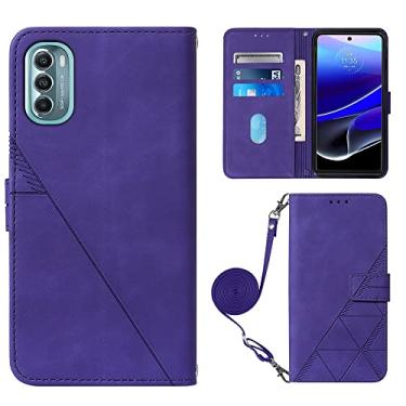 Imagem de For Motorola Moto G 5G 2022 Crossbody 3D Embossed Flip Leather Phone Case