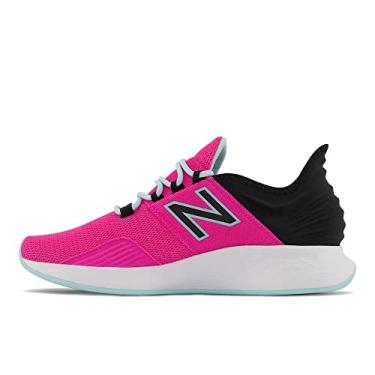 Imagem de New Balance Tênis feminino Fresh Foam Roav V1, Glo rosa/azul frio/preto, 6