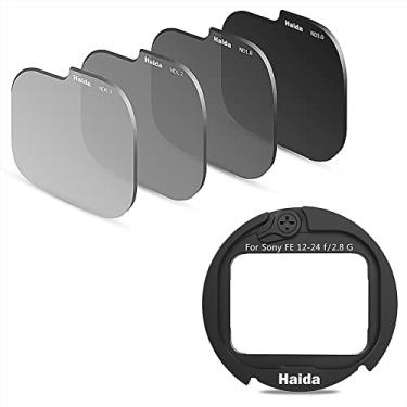 Imagem de Kit de filtro de lente traseira ND 4 da Haida compatível com lentes Sony FE 12 – 24 mm f2.8 GM de vidro óptico à prova de choque HD4641