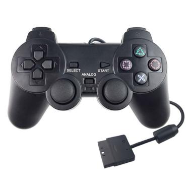 Imagem de Controles Manete Com Fio Ps2 Playstation2
