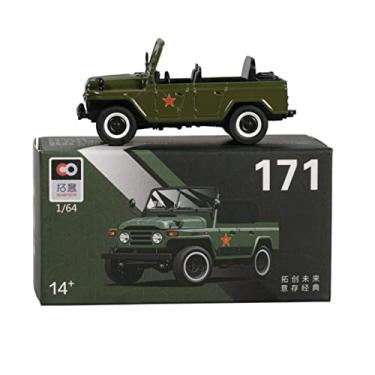Imagem de TECKEEN 1/64 Scale China Military Vehicle Beijing SUV Vehicle Metal Military Model Diecast Model for Collection