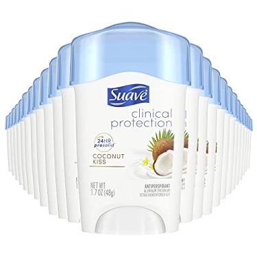 Imagem de Suave Desodorante Clinical Antitranspirante Coconut Kiss 50 ml, 24 unidades