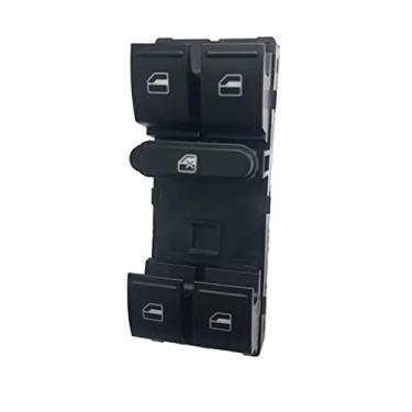 Imagem de Interruptor Vidro Eletrico Quadruplo Amarok Tigan Passat Jetta Ate 2014 1K4959857B 1Zd9589858