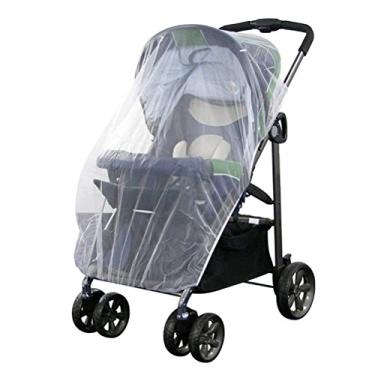 Imagem de Mosquiteiro para bebês VORCOOL para carrinho, capa universal para proteção contra insetos, adequada para berços e berços para bebês