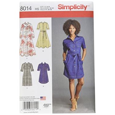 Imagem de Simplicity 8014 Padrão de costura de vestido camiseta, tamanhos 36 a 48