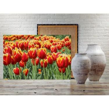 Imagem de Quadro Decorativo Grande Floral Tulipa Sprengeri - 150X80cm - Tendenci