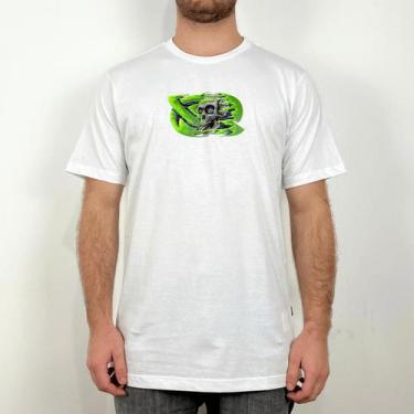 Imagem de Camiseta Lost Saturn Skull Branco - Masculino