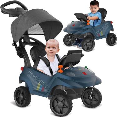 Imagem de Carrinho de Passeio e Pedal Smart Baby Comfort Azul Bandeirante