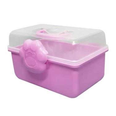 Imagem de harayaa Caixa de armazenamento segurada, organizador do escaninho de armazenamento da caixa de armazenamento do ofício, organizador da caixa de costura da, Tolet