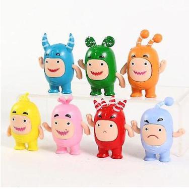 Imagem de Oddbods Fusível Bolhas Slick Jeff Bolhas Pvc Figuras Brinquedos Corte