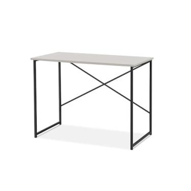 Imagem de Aparador Steel 90 cm Estilo Industrial com Pés em Aço Preto/off White