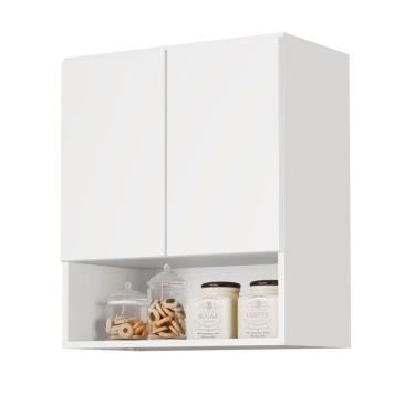 Imagem de Armario Aéreo Organizador Multiuso Quarto Sala Bela 2 Portas