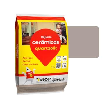 Imagem de Rejunte Quartzolit 1Kg - CINZA OUTONO