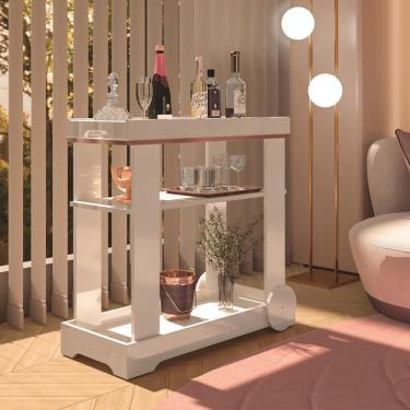 Imagem de Carrinho Bar Rose Artely - Off White