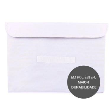 Imagem de Caixa Organizadora Tecido C/ Tampa Vizapi Un Exclusive P 30x23x17 Cm Branco