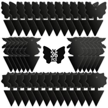 Imagem de USKICH Armadilha pegajosa para moscas de frutas e mosquitos, armadilhas pegajosas para insetos para uso interno/externo, apanhador de insetos para moscas brancas, mosquitos, mosquitos, mosquitos,