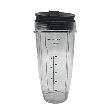 Imagem de Copos Tritan Joystar 680.4 g com tampas Sip & Seal Compatível com Nutri Ninja BL455/BL482/BL490/BL640/BL680 Auto IQ Series Blenders/Ninja Chef High-Speed BlenderCT800C/CT805/CT810/CT810C/CT815A/CT815C