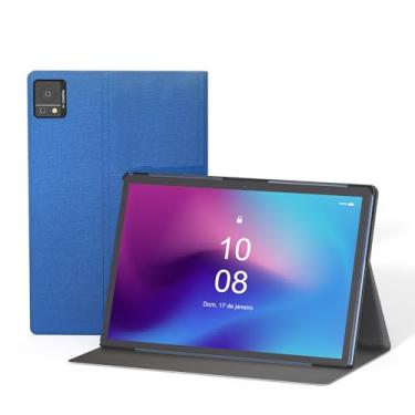 Imagem de Xixaomiro 10.1" Tablet com Capa, Android 13 Tablet, 256GB ROM + 8GB RAM, 1920x1200 IPS Tela, Câmera 13 MP+ 8 MP, 8000mAh Bateria, Octa-Core,WiFi 2.4/5G (Azul)