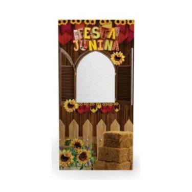 Imagem de Painel Decorativo Vazado Festa Junina Janela
