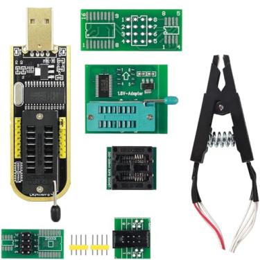 Imagem de MELIFE Soic8 SOP8 Clipe de teste EEPROM Flash BIOS USB + Adaptador 1,8 V + Kit de módulo programador adaptador Soic8 para EEPROM 93CXX / 25CXX / 24CXX + CH341A 24 25 Series