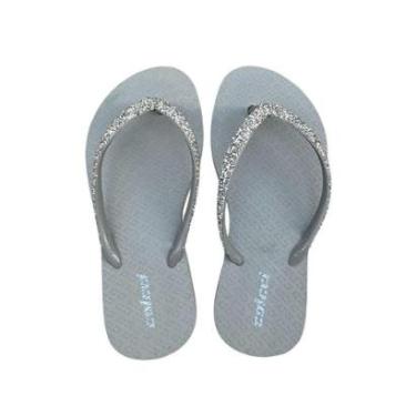 Imagem de Chinelo Colcci Feminino Shine Prata-Feminino