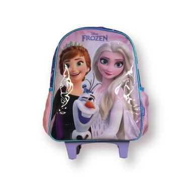 Imagem de Mochila De Rodinha Escolar Infantil Alça Reforçada Frozen Xeryus 11461-Feminino